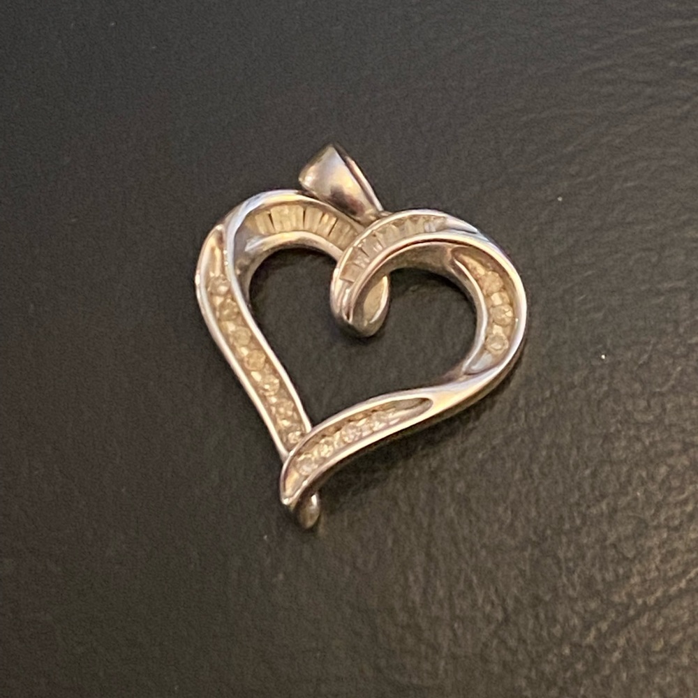 Sterling Silver & Diamond Pendant
